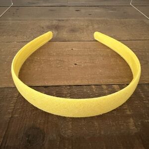 Yellow Linen Girls Headband